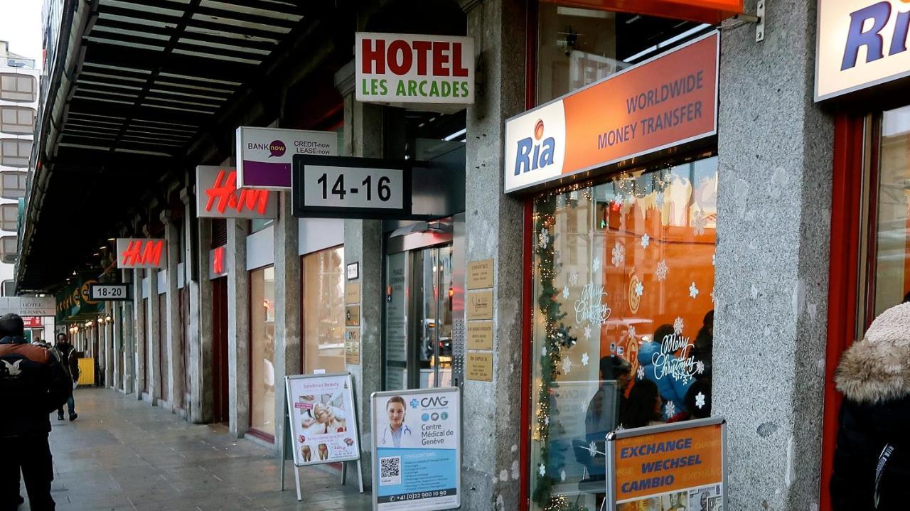 Hotel Les Arcades Ginevra Esterno foto
